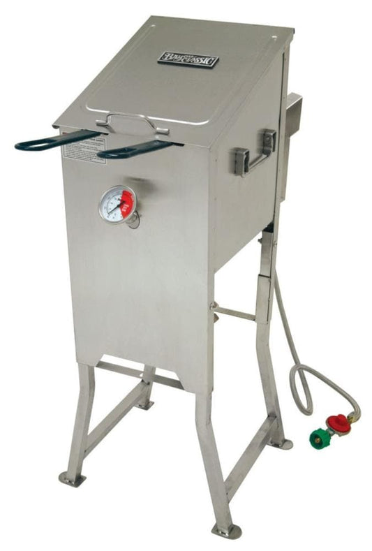 Bayou Classic 1-Burner Propane 20-lb Cylinder Manual Brass Jet Cooker 700-701