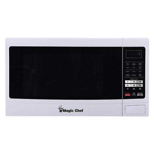 Open Box Magic Chef 1100 Watt 1.6 Cubic Feet Digital Countertop Microwave