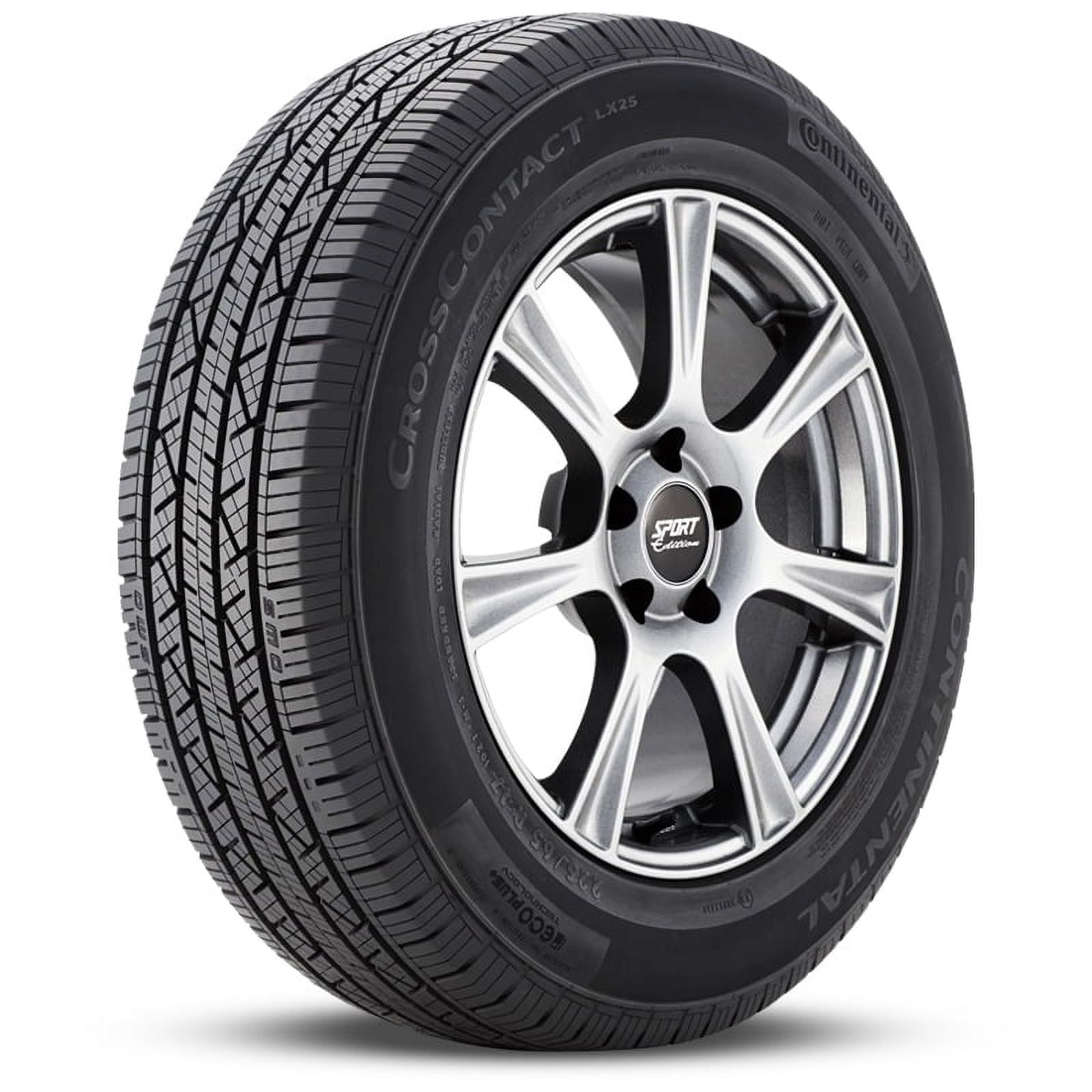 1 Continental CrossContact LX25 215/55R18 95H All Season 70K Mi Warranty 740AA 15571340000 / 215/55/18 / 2155518