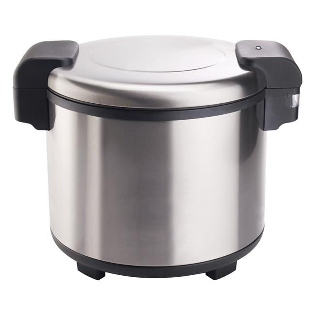 Winco RW-S451 Electric 100-Cup Rice Warmer with Hinged Lid - 100 Cups, 120V