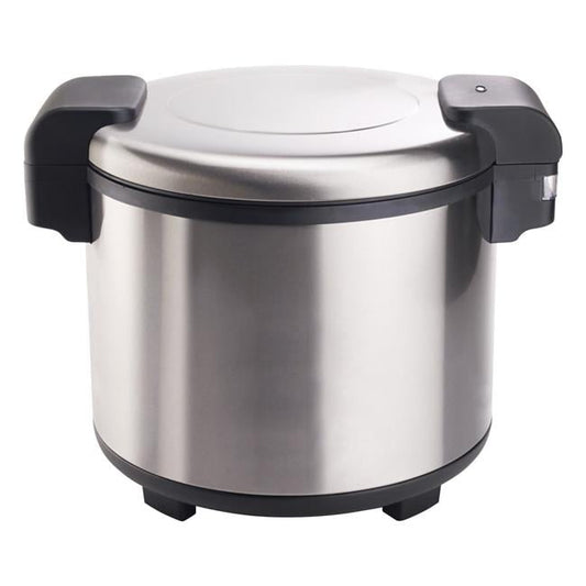 Winco RW-S451 Electric 100-Cup Rice Warmer with Hinged Lid - 100 Cups, 120V