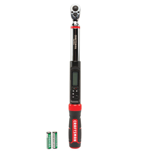 CRAFTSMAN 3/8-in Drive Digital Torque Wrench (20-ft lb to 100-ft lb) CMMT99435