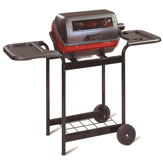 Americana Deluxe 1500-Watt Satin Black Electric Grill 9350U8.181