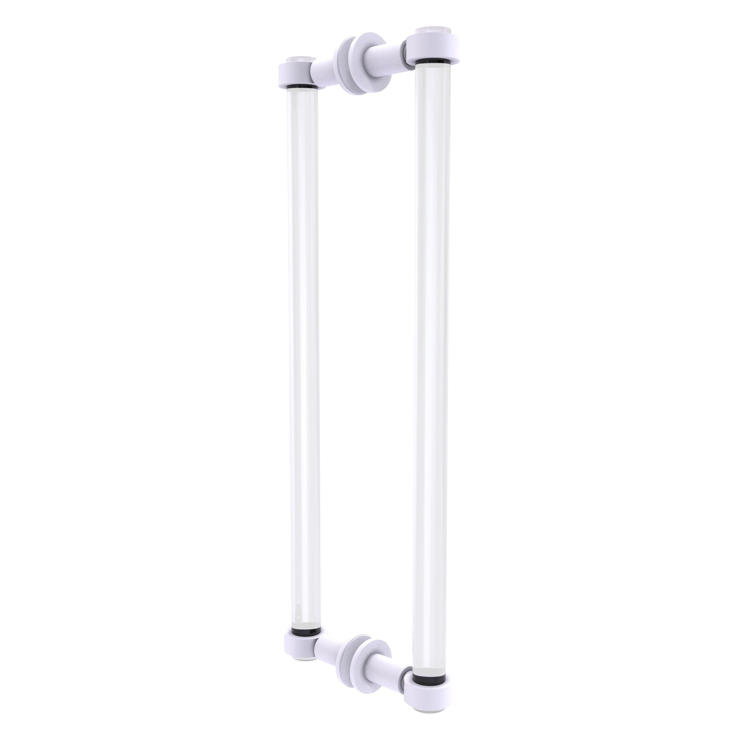 Allied Brass White 18-in Hinged shower door Handle