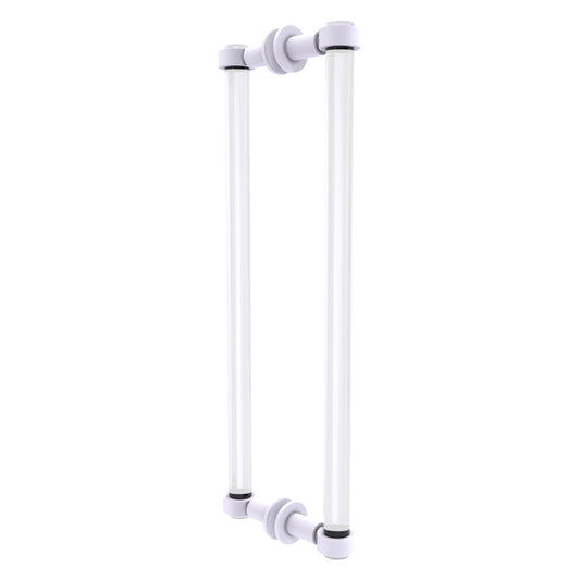 Allied Brass White 18-in Hinged shower door Handle