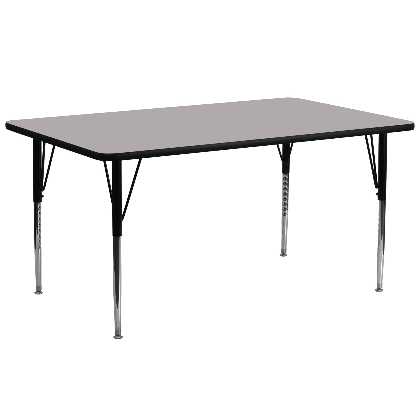 Flash Furniture Gray Rectangular Kid's Play Table