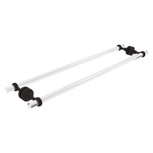 Allied Brass Pacific Grove 30-in double Oil Rubbed Bronze Wall mount Double Towel Bar
