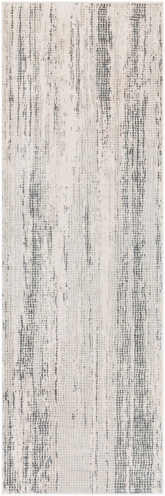 Surya Aisha 2 x 8 (ft) Flatweave Gray Rectangular Indoor Abstract Industrial Pet Friendly Runner rug