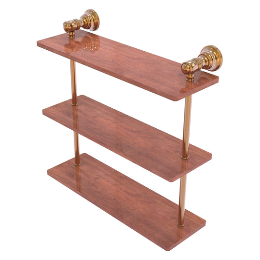 Allied Brass Carolina Brushed Bronze 3 -Tier Wall mount Corner Bathroom Shelf ( 16-in x 16-in x 5-in )