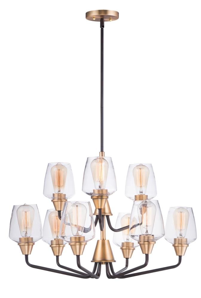 Maxim Lighting Goblet 9 -Light Multiple finishes Multiple colors Transitional For Use in Bedrooms, Dining Rooms, Foyers, Kitchens, Living Rooms Chandelier