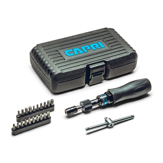 Capri Tools 21-Piece Composite Handle Multi-bit Torque Screwdriver Set CP21075