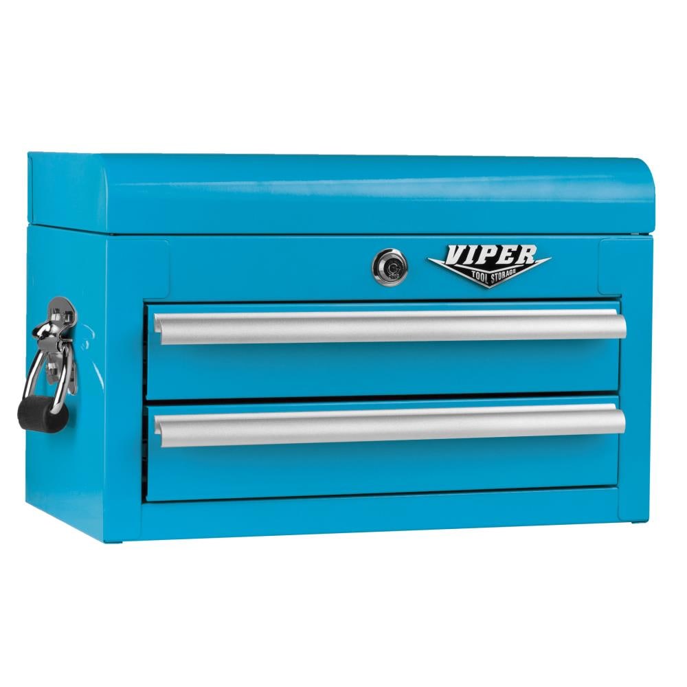 Viper Tool Storage 18-in W x 11.5-in H 2-Drawer Steel Tool Chest (Blue) V218MCTL