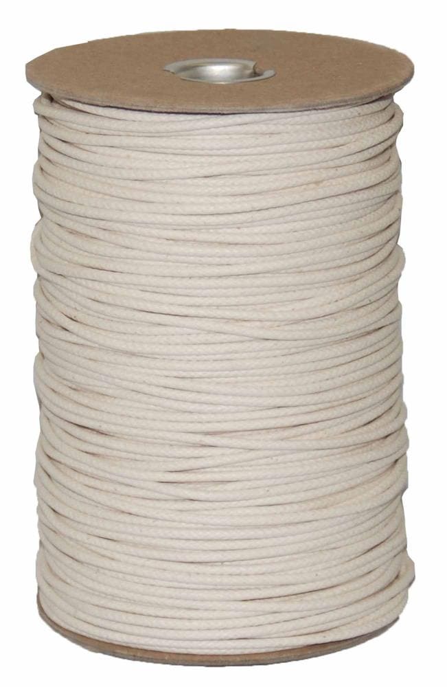 T.W. Evans Cordage 0.14-in x 3000-ft Braided Cotton Rope (By-the-Roll) 34-4461