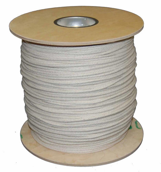 T.W. Evans Cordage 0.2812-in x 1200-ft Braided Cotton Rope (By-the-Roll) 46-097