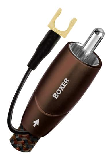 AudioQuest - Boxer 16.4' Subwoofer Cable - Black/Brown