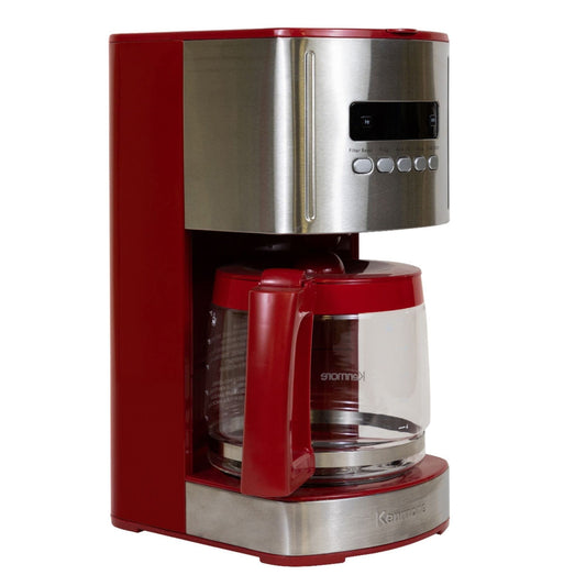 40707 12 Cup Programmable Coffee Maker in Red