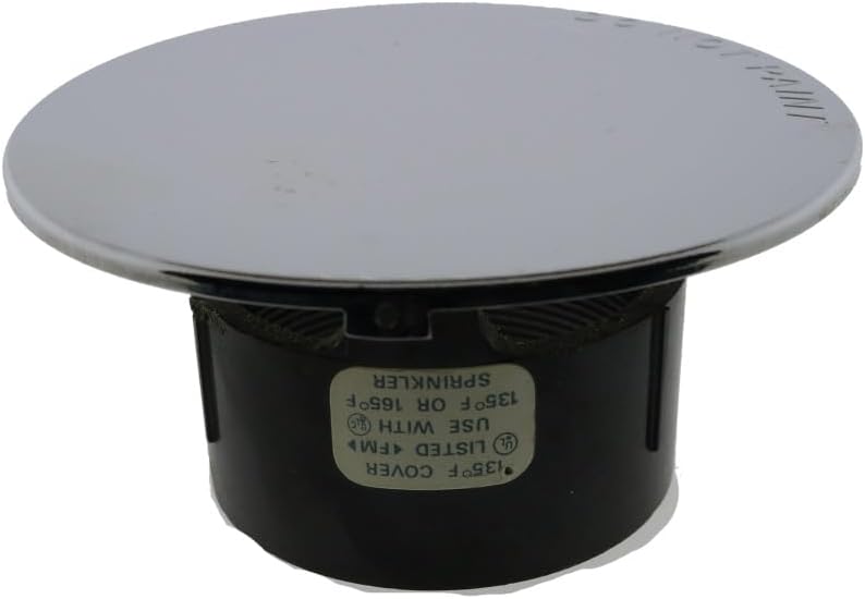 Star Phantom 1, Model PH-1 Concealed Fire Sprinkler Cover Plate Escutcheon, 3 1/4" Chrome