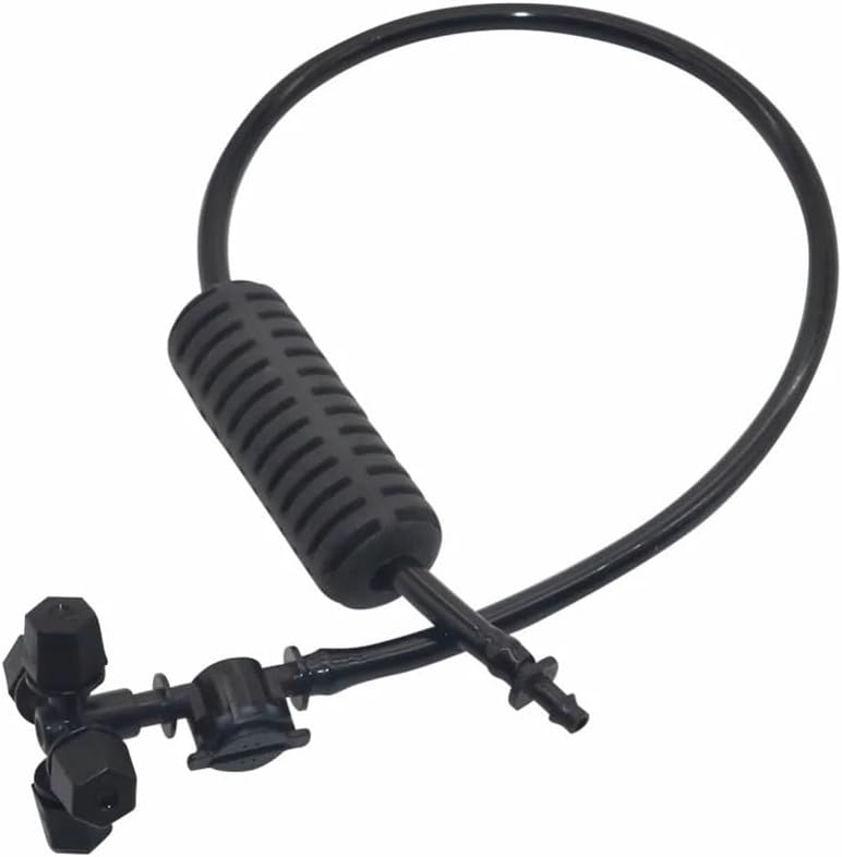 10 Sets Cross Fogger Misting sprayer Kits Greenhouse Irrigation 1/4" hose Accessories Dust nozzle water mist fog nozzle