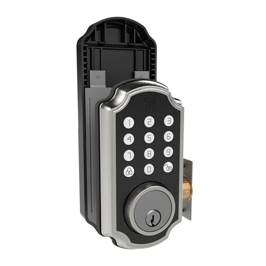 TurboLock TL-116 Silver Smart Lock Electronic Knob with Keypad HG-EL-TL-116-SLV-3PK
