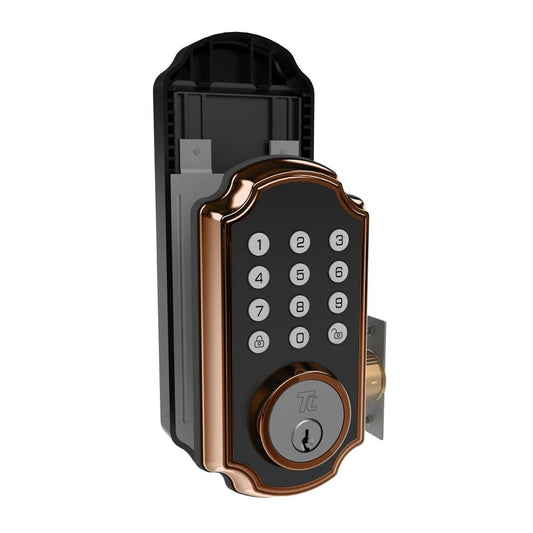 TurboLock TL-116 Bronze Smart Lock Electronic Knob with Keypad HG-EL-TL-116-OBZ-3PK