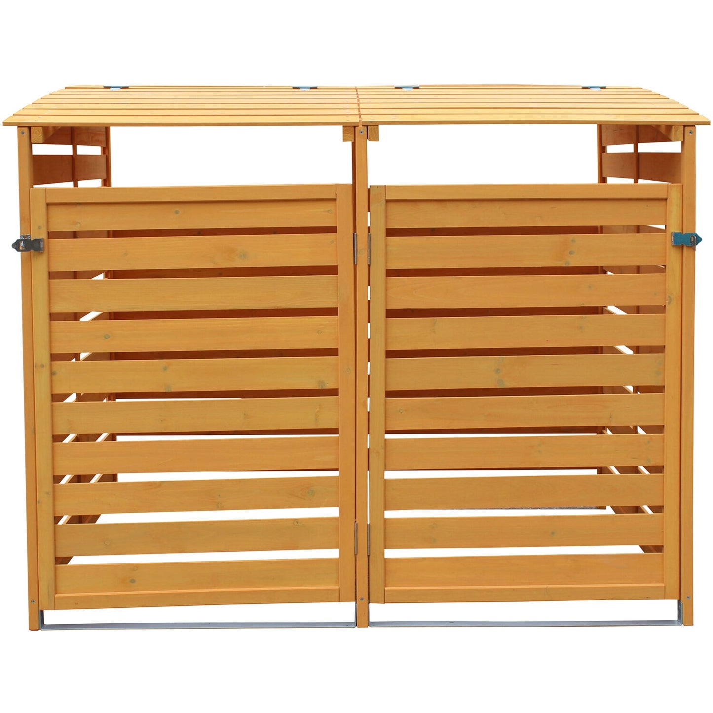 Hanover 5-ft x 3-ft Flat Style Wood Outdoor Storage Shed 2 Doors