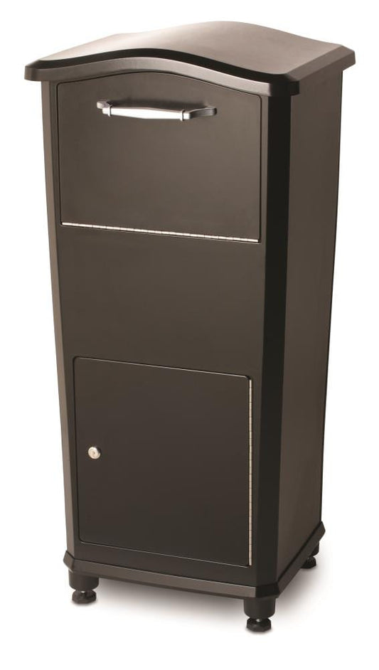 Architectural Mailboxes Elephantrunk Locking Metal Extra Large Mailbox Black