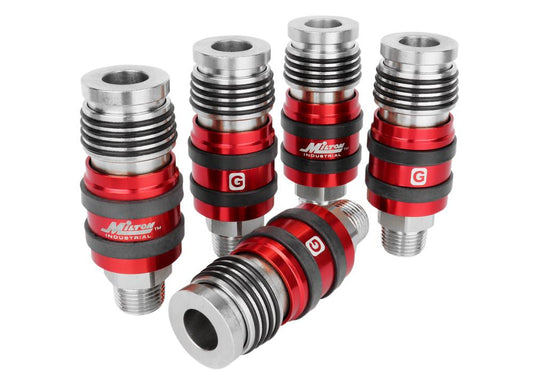 Milton 2 In ONE Universal Safety Exhaust Coupler &#8211; 1/2-in MNPT x 1/2-in Body Flow BX 5 1774