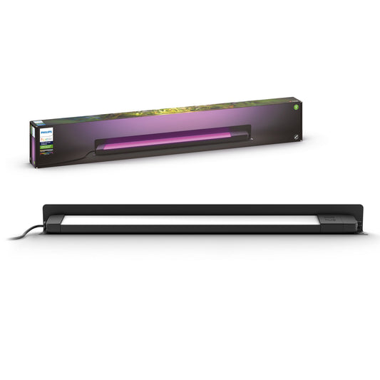 Philips Hue Amarant Outdoor Light Bar 24-Watt Black Low Voltage Plug Smart LED Spot Light 1746630V7