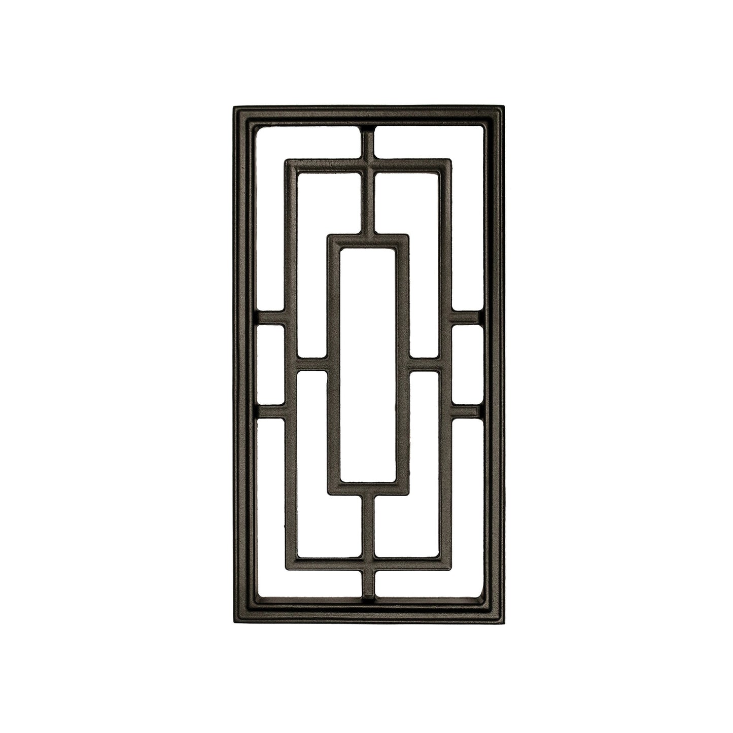Nuvo Iron 17-in Black Cast aluminum Gate insert For Wood Fence 12 -Pack