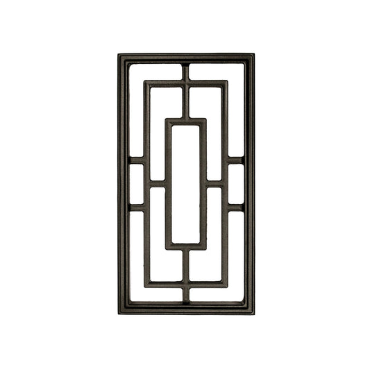 Nuvo Iron 17-in Black Cast aluminum Gate insert For Wood Fence 12 -Pack