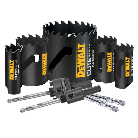 DEWALT Carbide-tipped Non-arbored Hole Saw Set (9-Piece) DAH39CTSET