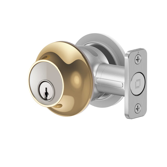 Level Smart Lock Polished Brass Smart Lock Electronic Deadbolt Bluetooth C-E13U