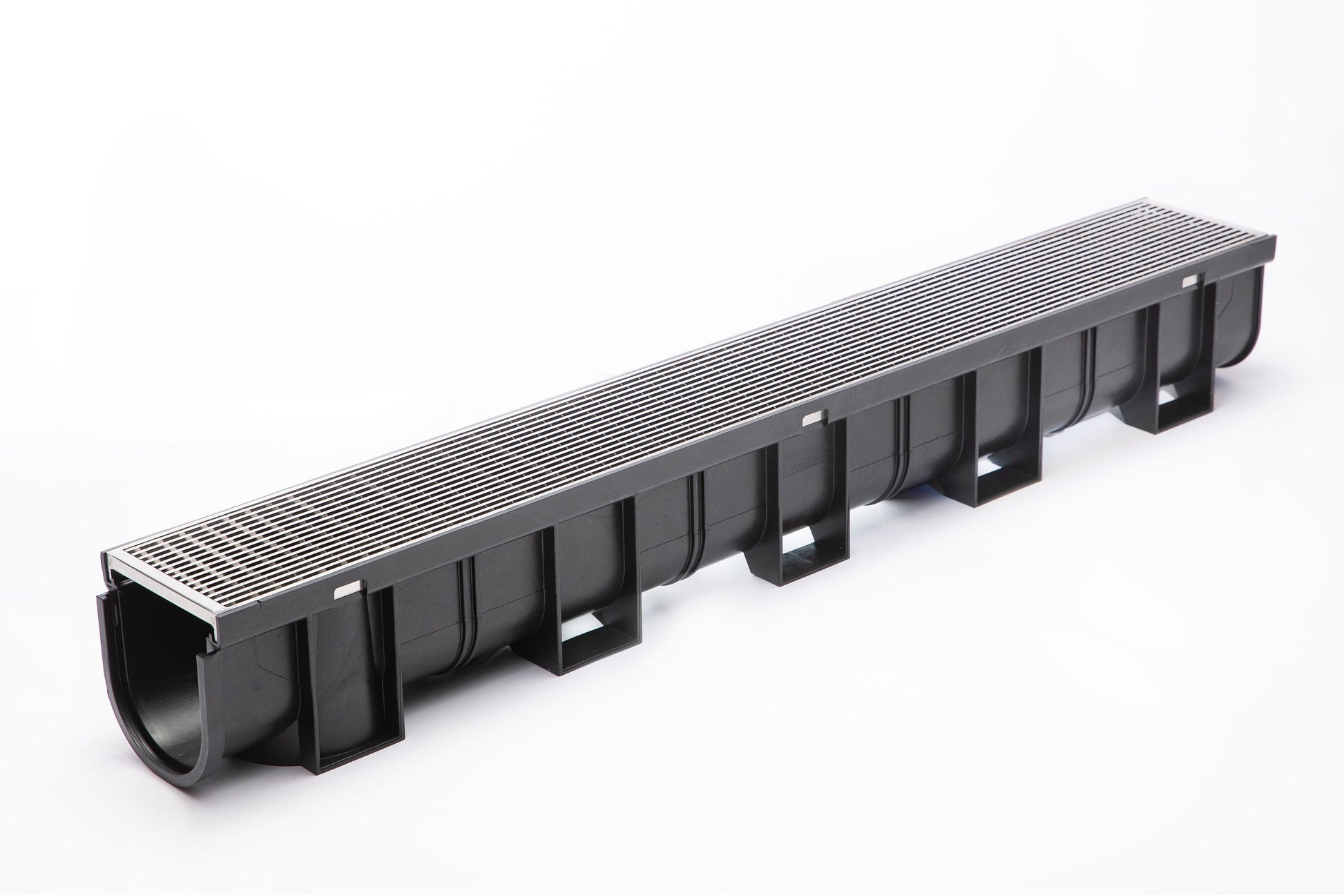 U.S. Trench Drain 39-in L x 5-1/4-in W x Deep Series Steel Grate Adapter 3 -Pack