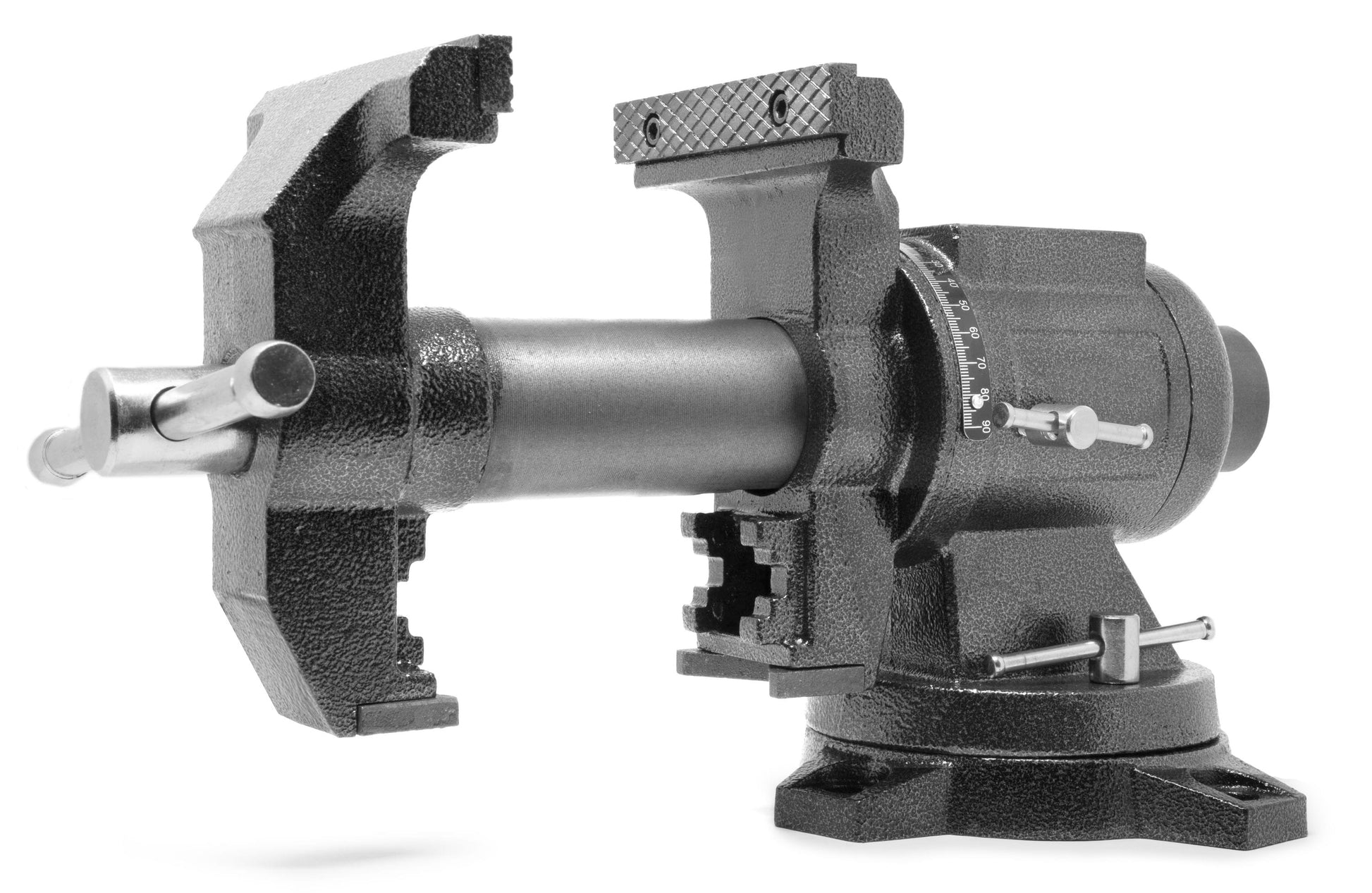 WEN Heavy Duty Bench Vise, 5-in Jaw Width, 5-in Jaw Opening, 2.75-in Throat Depth, Black Finish MPV502