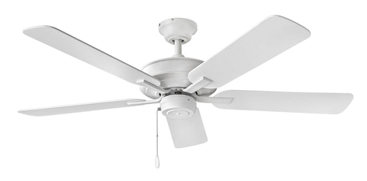 Hinkley METRO WET 52-in Chalk White Indoor/Outdoor Smart Ceiling Fan Light Kit Compatible (5-Blade) 903352FCW-NWA