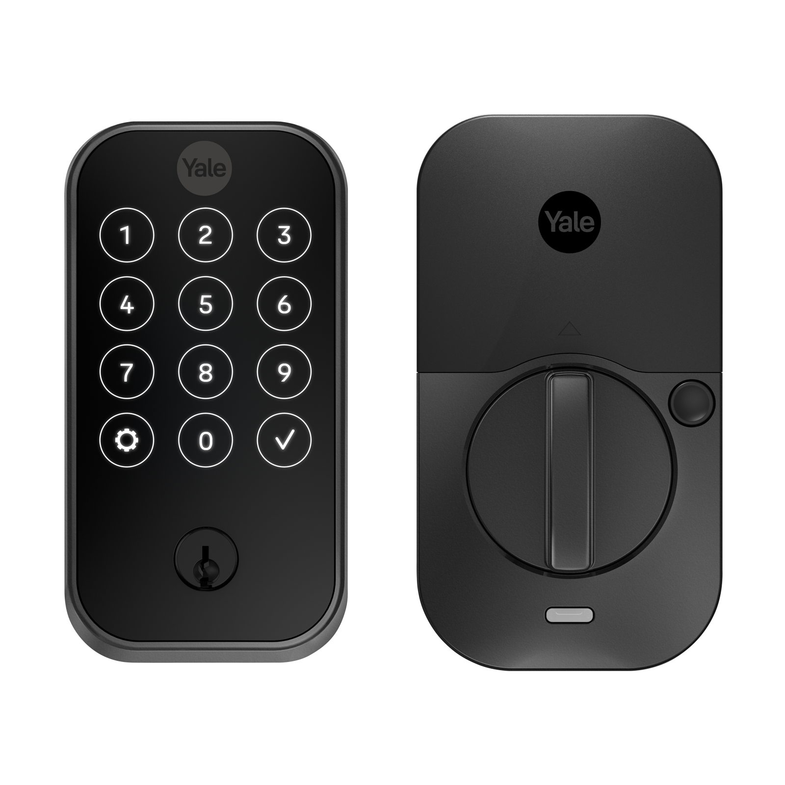 Yale Assure Lock 2 Black Suede Smart Lock Electronic Deadbolt Bluetooth Touchscreen Keypad YRD420-BLE-BSP