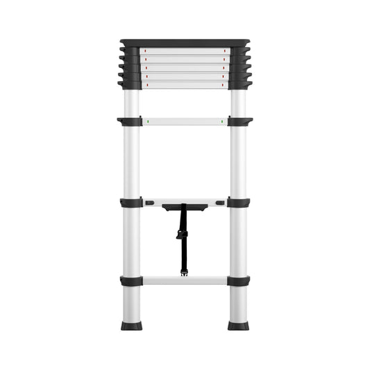 Cosco SmartClose 8.66-ft Aluminum Type 1a- 300-lb Load Capacity Telescoping Extension Ladder 20809T1ASE