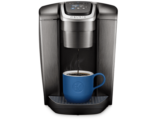 Restored Keurig K-Elite Single-Serve K-Cup Pod Coffee Maker, Brushed Slate (Refurbished)