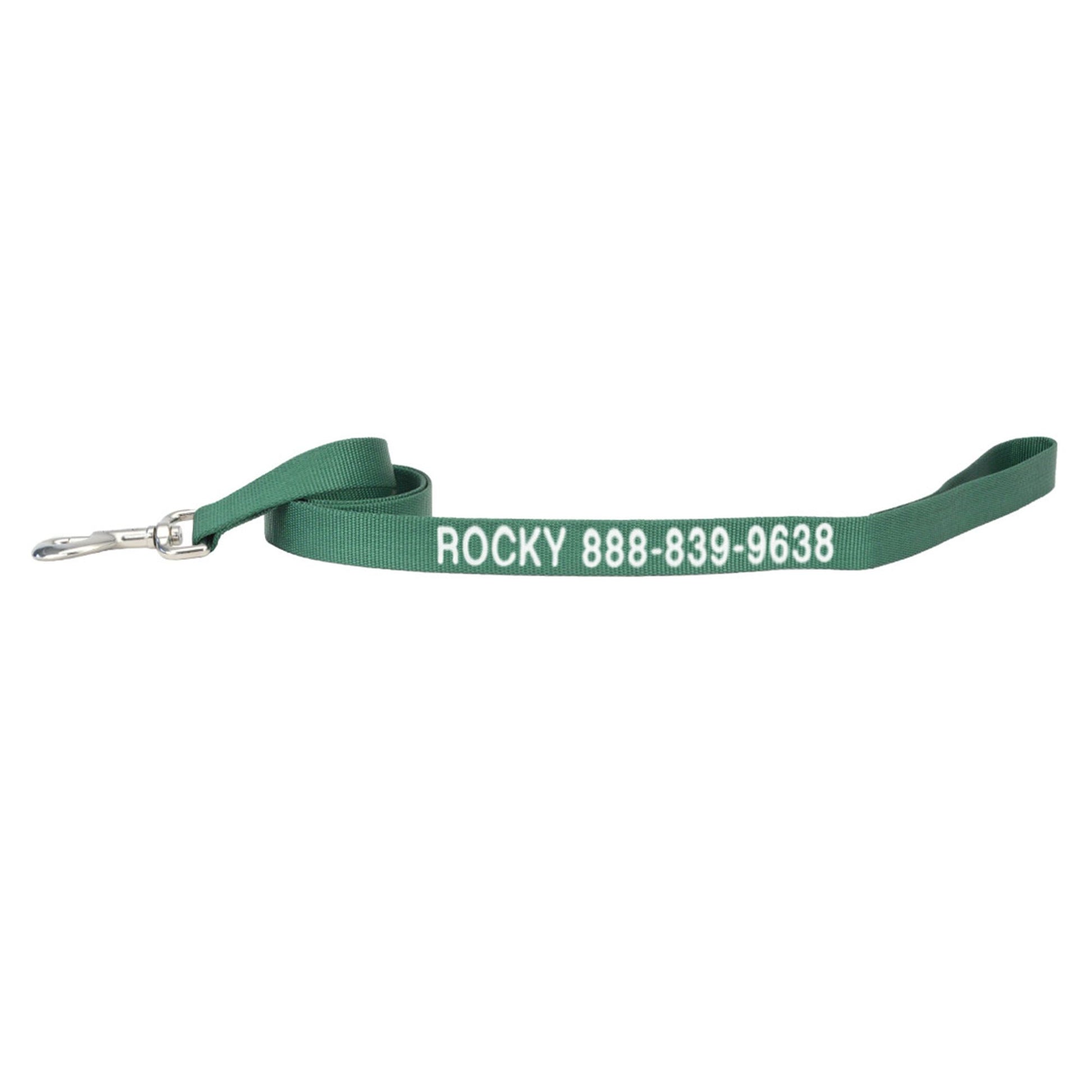 Coastal Pet Products Personalized Single Ply Nylon Dog Leash 6'L x 1"W