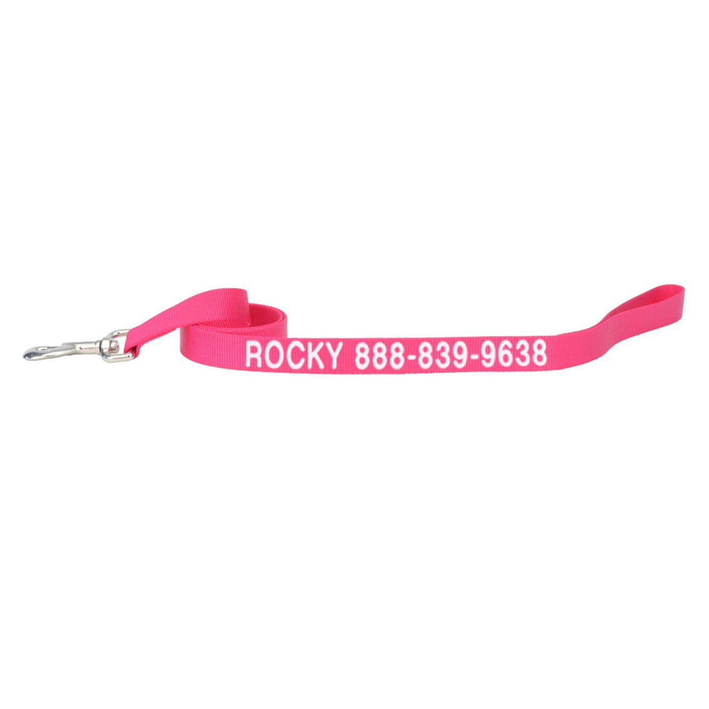 Coastal Pet Products Personalized Single Ply Nylon Dog Leash 4'L x 0.625"W