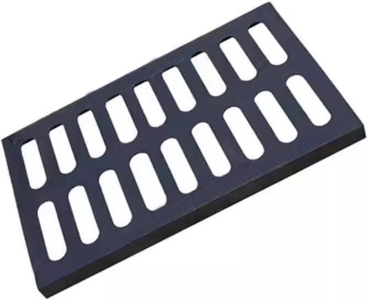 Heavy Duty Ductile Iron Drain Cover for Outdoor, Driveway, Garage, Factory, and Parking Areas - Durable Trench Grate Solution