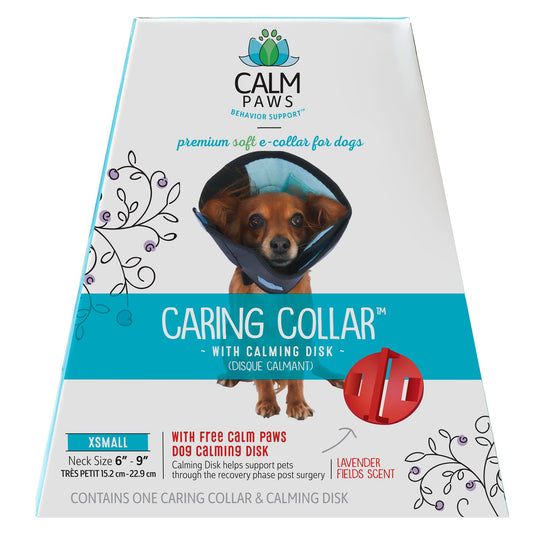 Calm Paws Behavior Support&trade; Caring Dog Collar with Calming Gel Patch Large