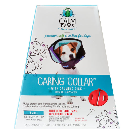 Calm Paws Behavior Support&trade; Caring Dog Collar with Calming Gel Patch Medium