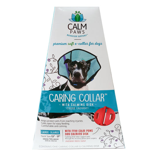 Calm Paws Behavior Support&trade; Caring Dog Collar with Calming Gel Patch X Small