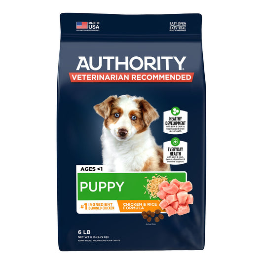 Authority® Everyday Health Puppy Dry Dog Food - Chicken & Rice 18 Lb
