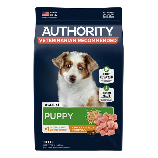 Authority® Everyday Health Puppy Dry Dog Food - Chicken & Rice 30 Lb