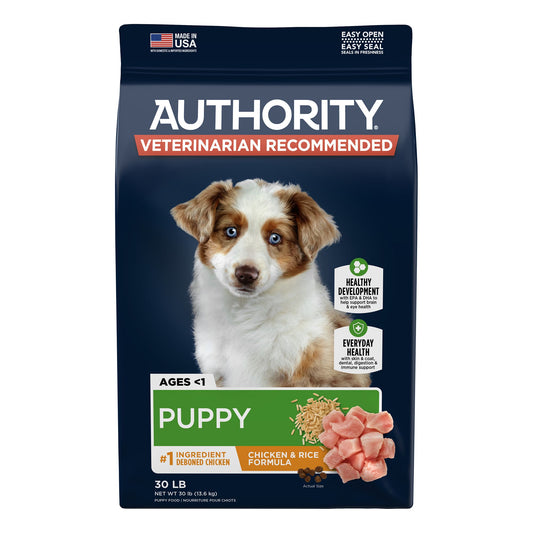 Authority® Everyday Health Puppy Dry Dog Food - Chicken & Rice 6 Lb