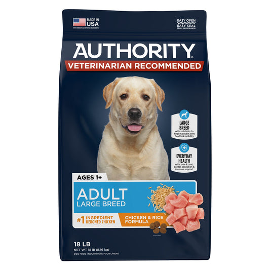 Authority® Everyday Health Large Breed Adult Dry Dog Food - Chicken & Rice 45 Lb