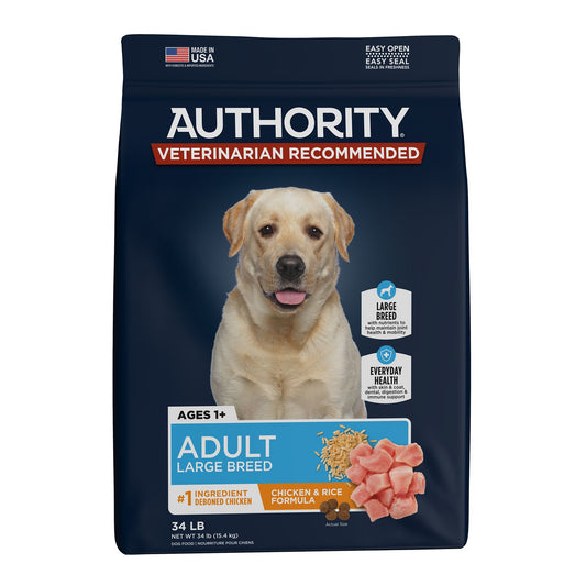 Authority® Everyday Health Large Breed Adult Dry Dog Food - Chicken & Rice 18 Lb