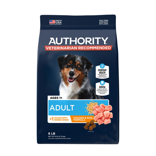 Authority® Everyday Health Adult Dry Dog Food - Chicken & Rice 34 Lb